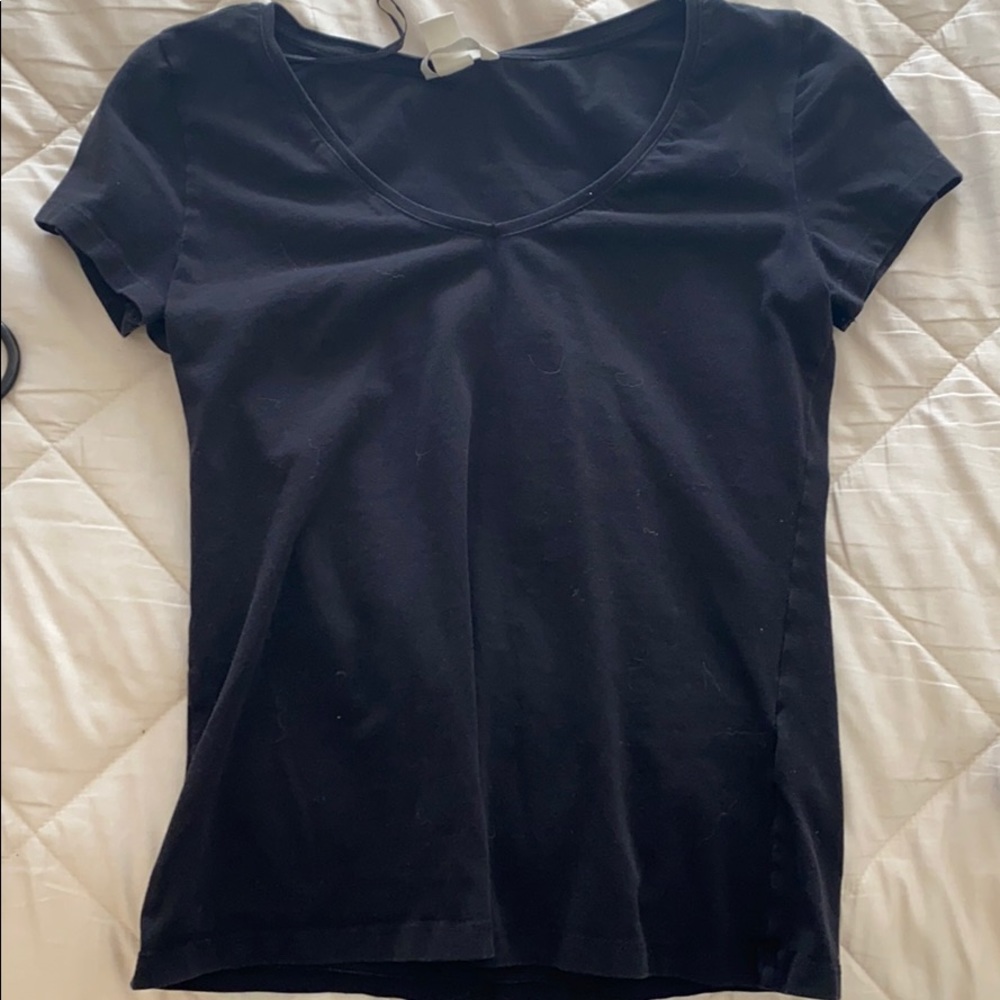Black v-neck